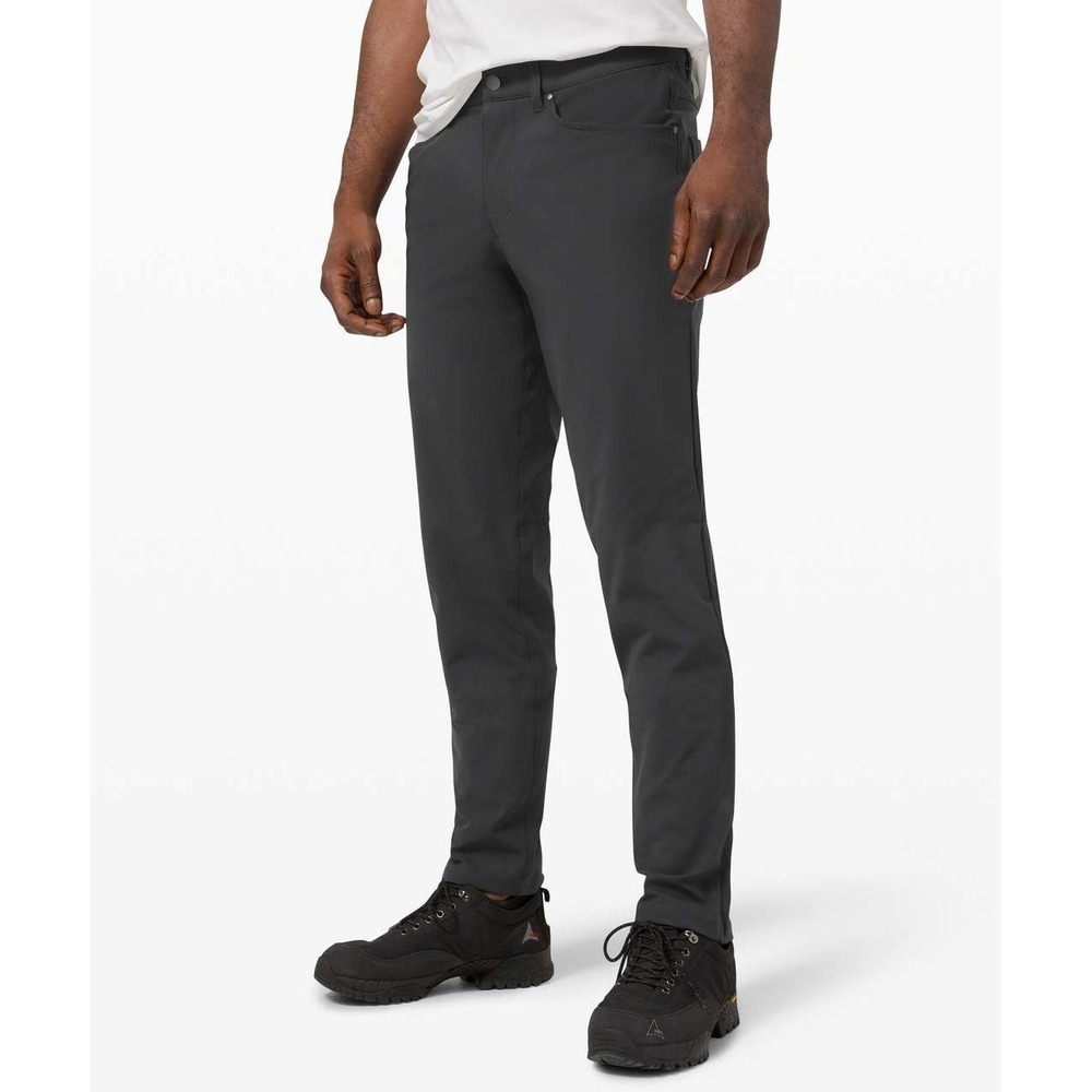 Lululemon ABC Pants Men's 33x32.5 Obsidian Classic Straight Fit‎ Stretch Comfort